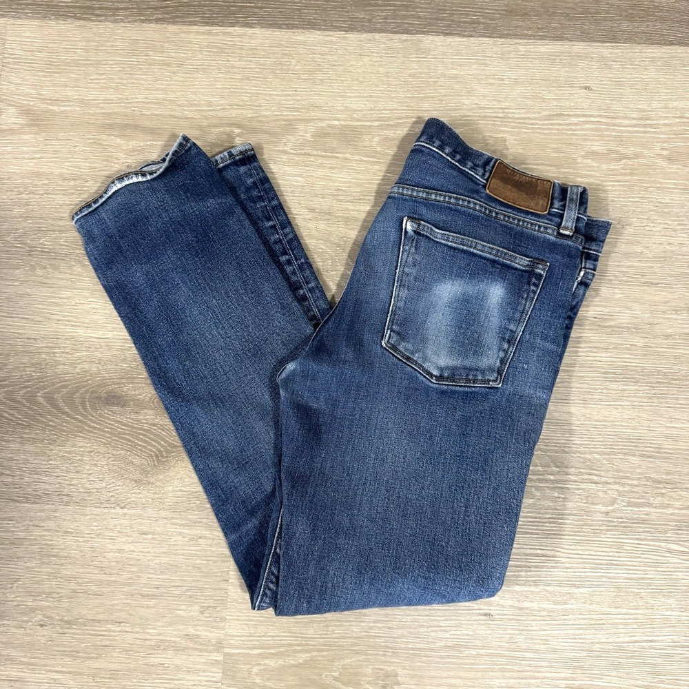 J.Crew 770 Straight Fit Blue Kurabo Japanese Stretch Denim Men's 33x31
